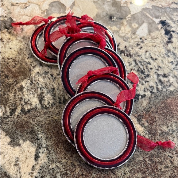Other - Red Picture Frame Ornaments - set of 10